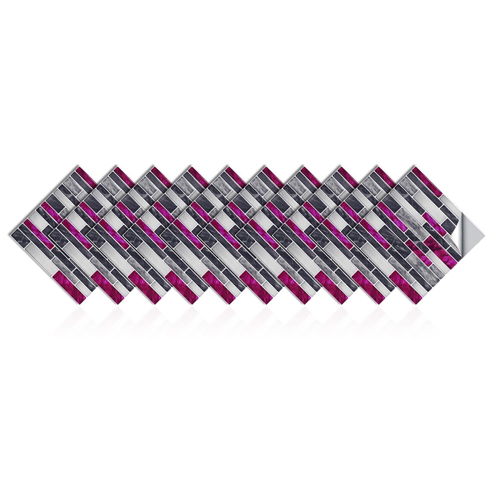 Heiheiup StickersPET WaterproofWindows OfficesCrystal Tile pattern Wall