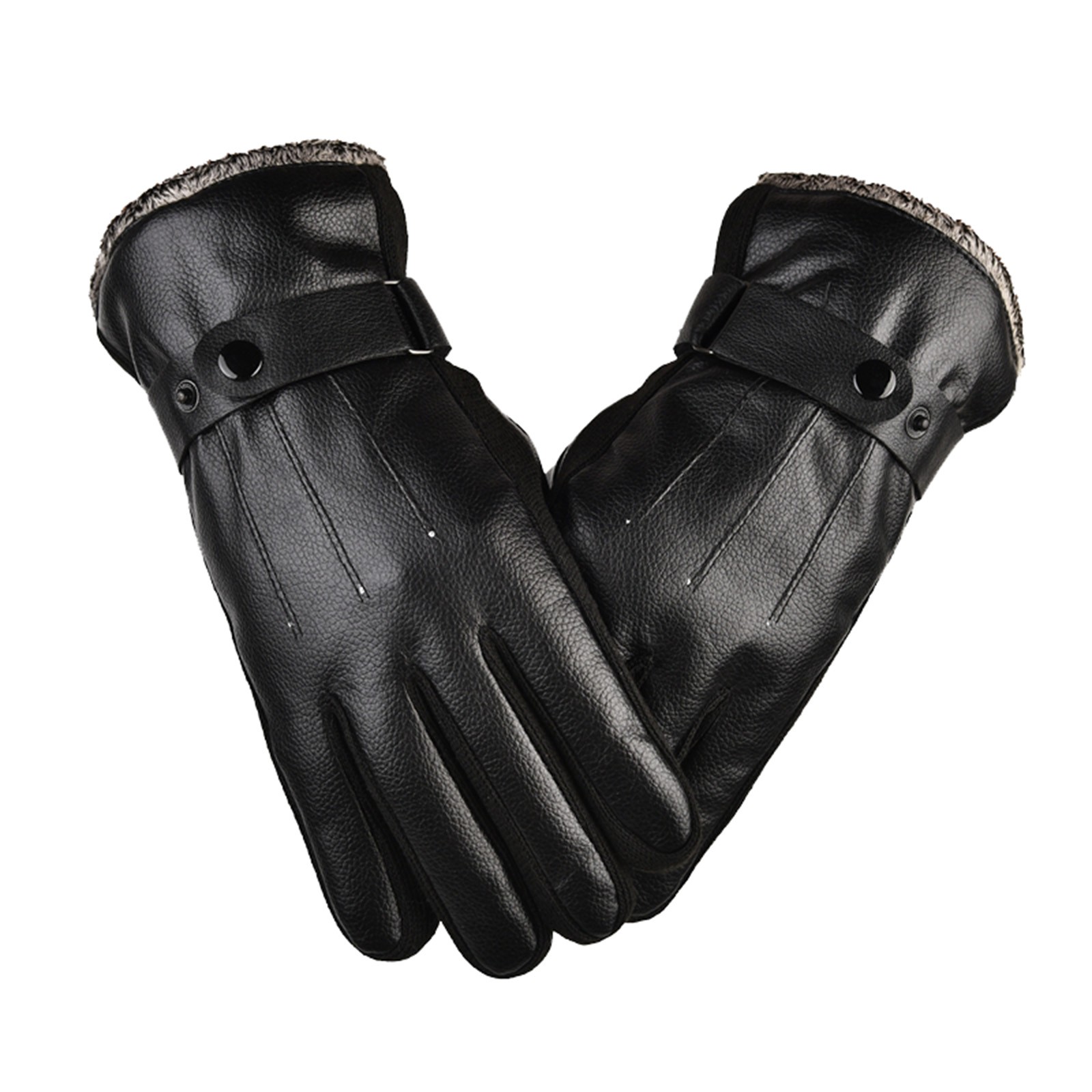 Heiheiup Winter Gloves Windproof Waterproof Warm Screen Gloves For Men