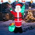 thumbnail image 1 of Heiko 7.8 FT Christmas Inflatables Blow Up Molds Yard Decorations Build Led Lights Two Bags Santa Claus for July Outdoor Garden Lawn Holiday, 1 of 6