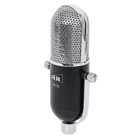 Heil Sound PR77D Black Deco Series Dynamic Microphone with PR40 Element