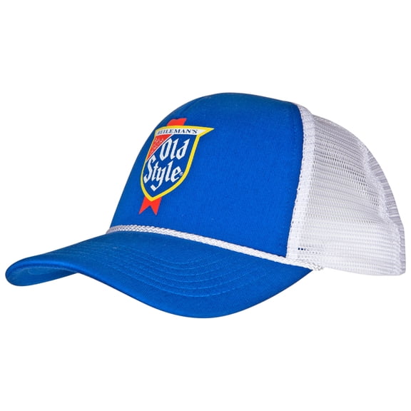 Heileman's Old Style Logo Pre-Curved Adjustable Trucker Hat