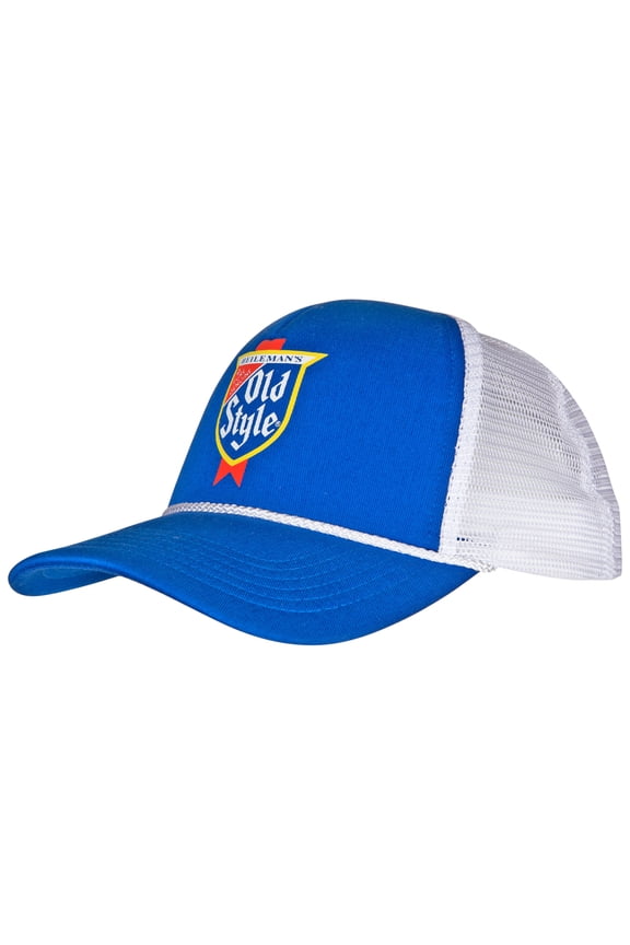 Heileman's Old Style Logo Pre-Curved Adjustable Trucker Hat