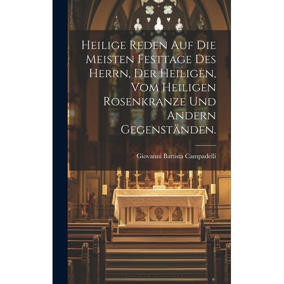 Heilige Reden auf die meisten Festtage des Herrn, der Heiligen, vom heiligen Rosenkranze und andern Gegenständen. (Hardcover)