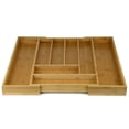 thumbnail image 1 of Heim Concept Expandable and Extendable 6 - 8 Slots in Drawer Organizer, Brown, 1 of 5