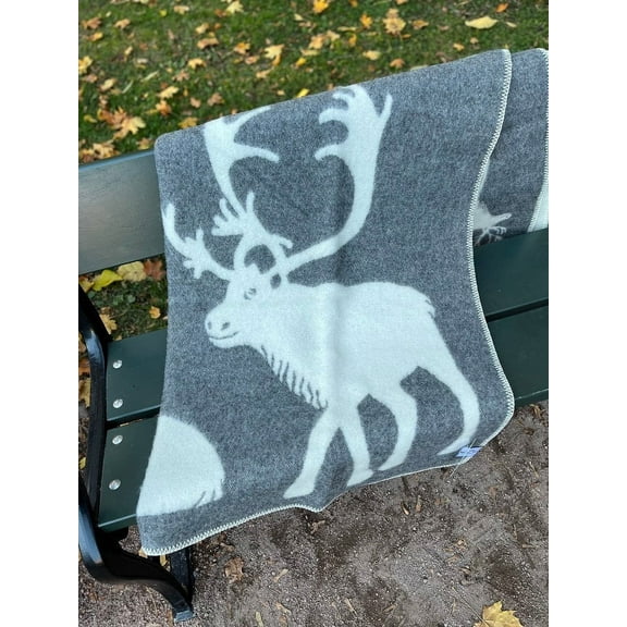 Heimdall Norway Elg Grey Reindeer Blanket 0130