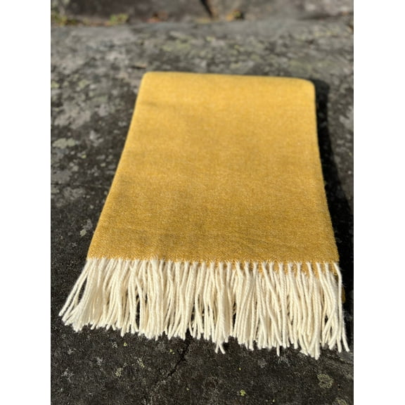 Heimdall Norway Stavern Merino Mustard Yellow- 80 % Merino wool / 20% Nylon 140 x 200 0192