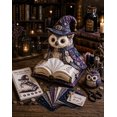 thumbnail image 1 of Heimiao Wise Owl Quilted Tissue Box DIY Sewing Kit - Premium Patchwork Fabric Craft for Reading Nooks and Cottagecore Decor - Witch Owl, 1 of 9