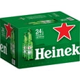 thumbnail image 1 of Heineken Original Netherlands Lager Import Beer, 24 Pack, 12 fl oz Bottles, 5% ABV, 1 of 8