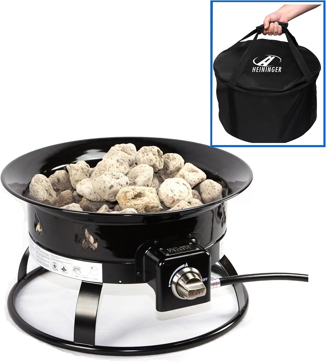 Outbacker Firebox Range Oven Tent Stove & Complete 2.66m Flue Kit | 3.5kw 20.5kg Black / Single Wall Flue / Add Stove Bag