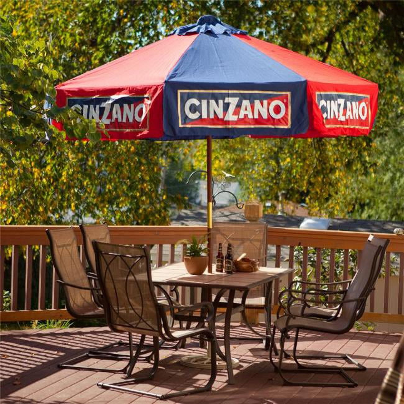 6ft cinzano patio umbrella Destination Gear 1384 Deluxe Beach/Patio with Storage Bag : Patio, Lawn & Garden Cinzano is a famous Italian drink that has been a part of the Italian culture since the mid 19th century Parasol Cinzano 6' Patio Umbrella