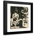 thumbnail image 1 of Heinrich Campendonk 19x24 Black Modern Framed Museum Art Print Titled - Seated&nbsp;Harlequin (1922), 1 of 5