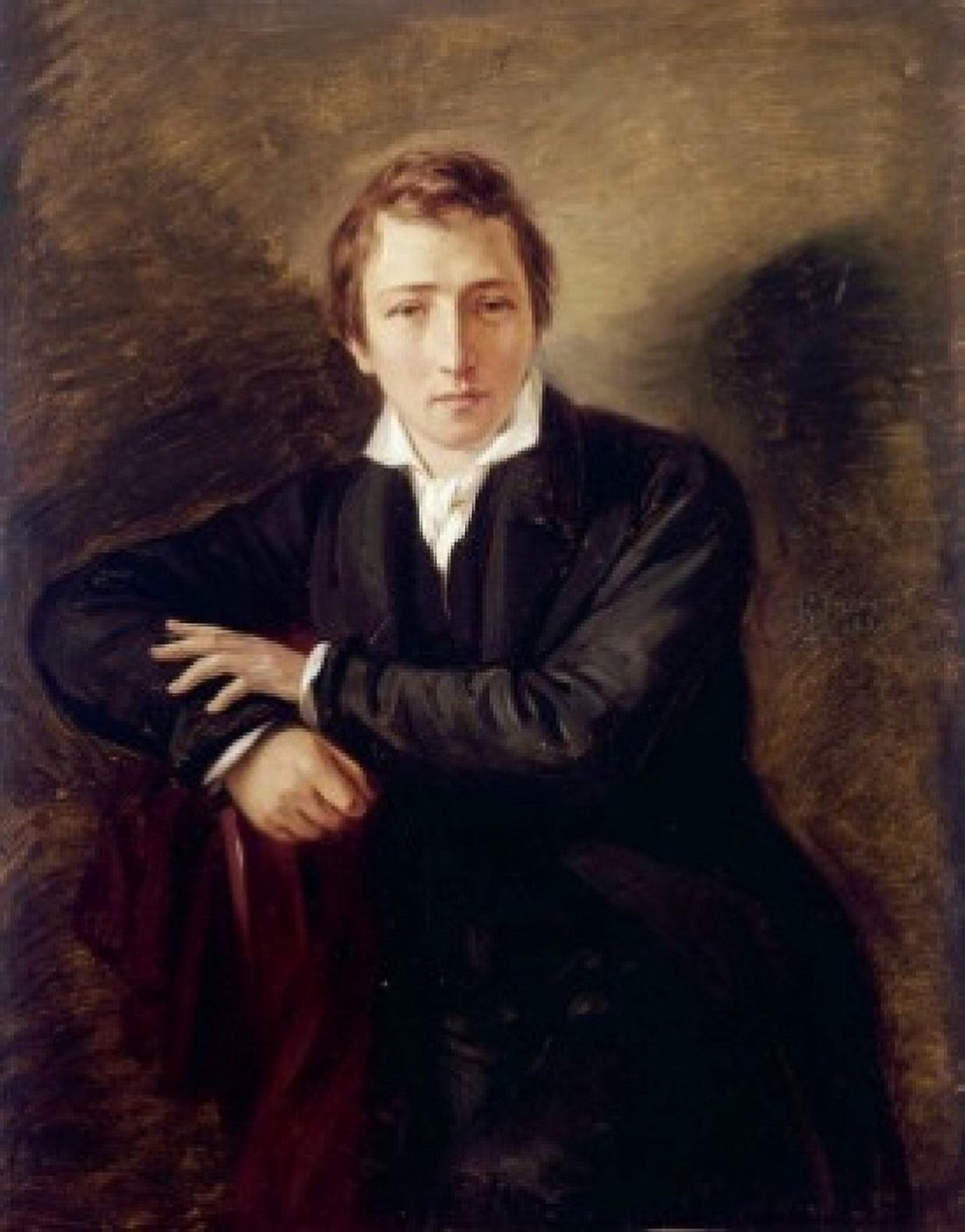 Heinrich Heine by unknown artist Canvas Art - (24 x 36)