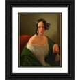 thumbnail image 1 of Heinrich Hollpein 15x18 Black Ornate Wood Framed Double Matted Museum Art Print Titled - Marie Geisler, Born Kramer, Wife of a K.K. Field Pharmacists from the Garrison Hospital Pharmacy, 1 of 5