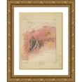 thumbnail image 1 of Heinrich M. Krabbé 15x18 Gold Ornate Wood Frame and Double Matted Museum Art Print Titled - Tire Design For; N. Van Harpen, Coincidence (1898), 1 of 4
