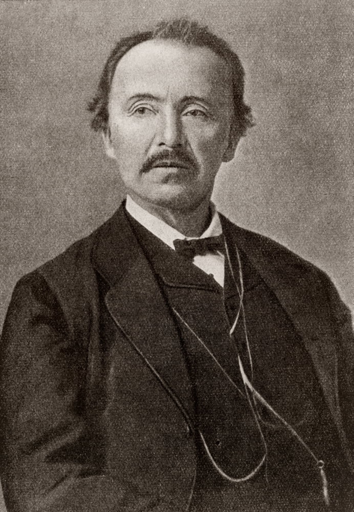 Heinrich Schliemann 1822 Canvas Art - Ken Welsh Design Pics (11 x 16)