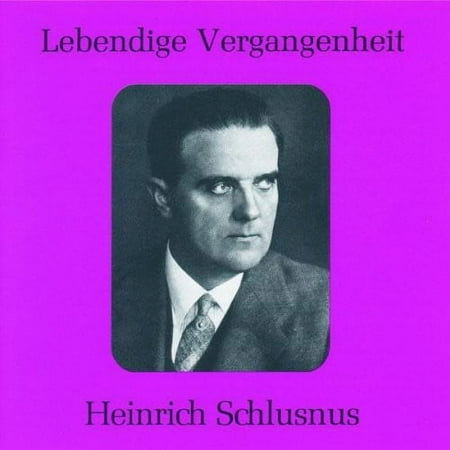 Heinrich Schlusnus - Arias - Classical - CD