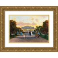 thumbnail image 1 of Heinrich Tomec 18x14 Gold Ornate Wood Frame and Double Matted Museum Art Print Titled - Belvedere, 1 of 4