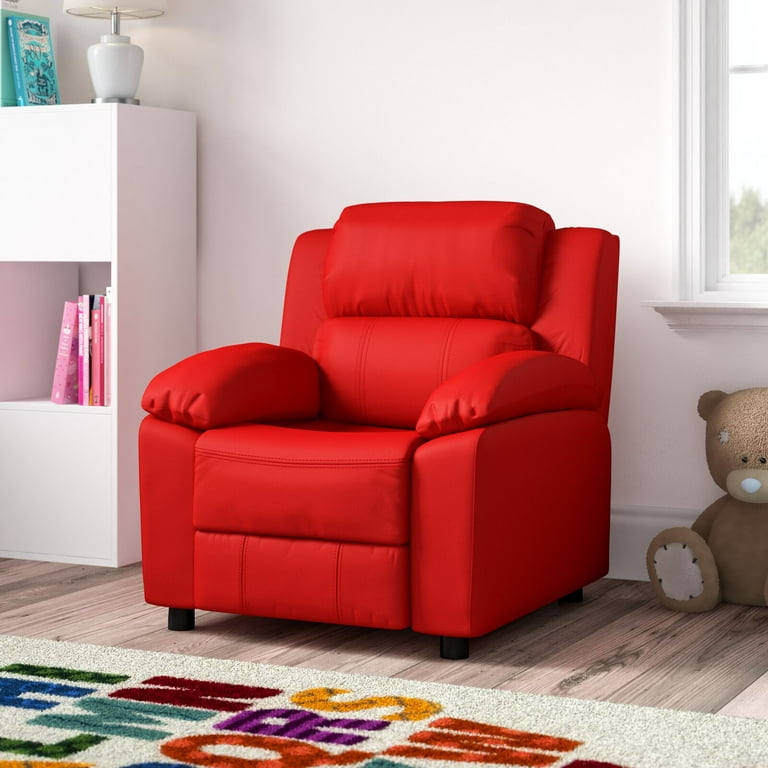 Heinz 25 Wide Faux Leather Manual Standard Recliner Seat Height Inches 15 Weight Capacity Up to 200 lbs. Walmart