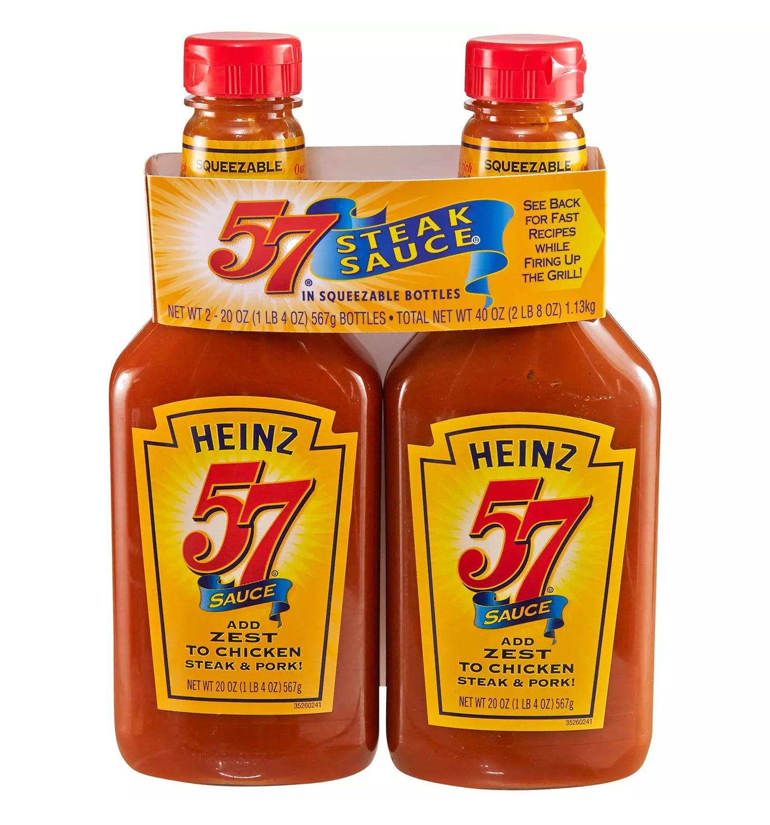Heinz 57 Sauce (20 oz., 2 pk.) - Walmart.com