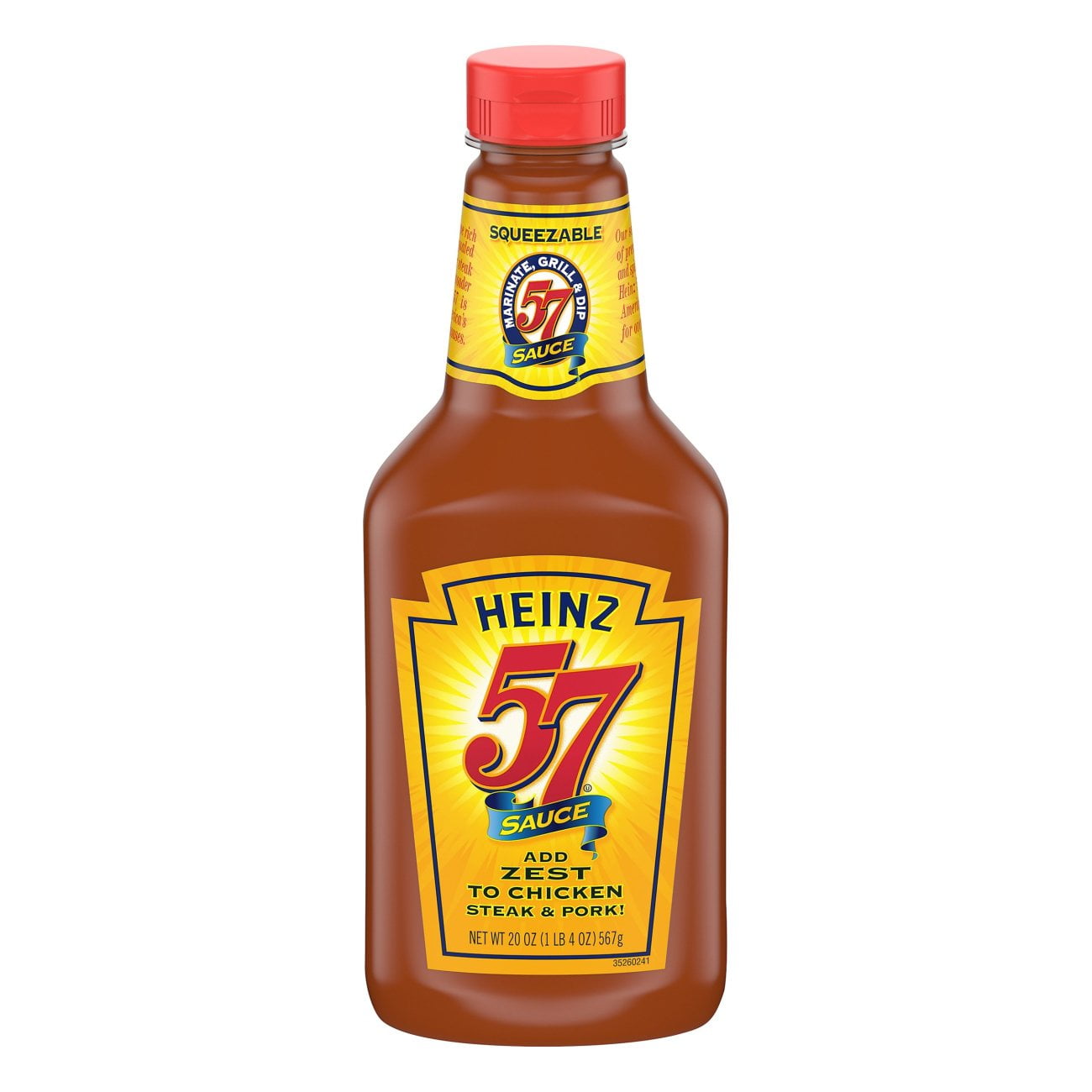 Heinz 57 Squeezable Sauce, 20 oz (Package May Vary)