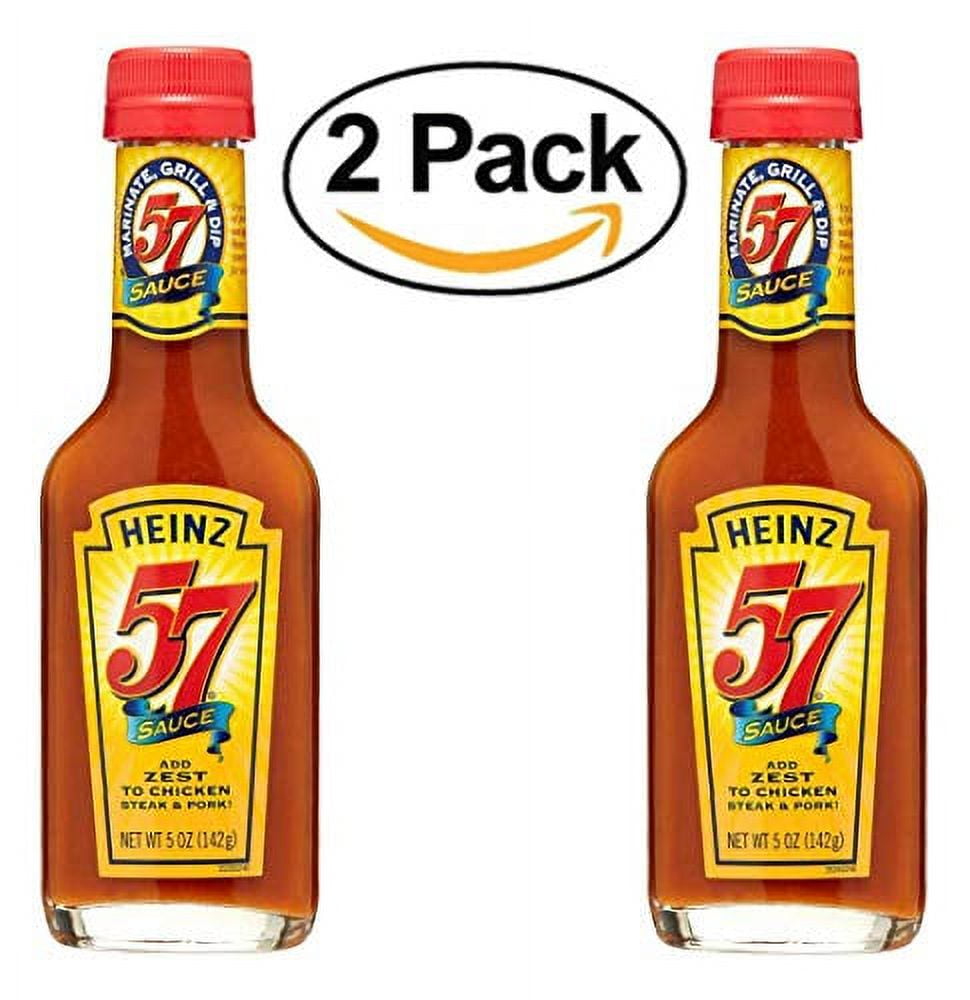 Heinz 57 Steak Sauce 5 oz (Pack of 2) (Adds zest to Steak, Chicken