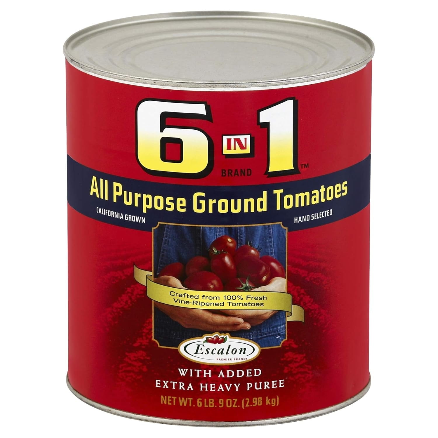 Heinz 6 In 1 All Purpose Ground Tomatoes, 105 Ounce - 6 per case