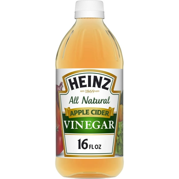 Heinz All Natural Apple Cider Vinegar with 5% Acidity, 16 fl oz Bottle