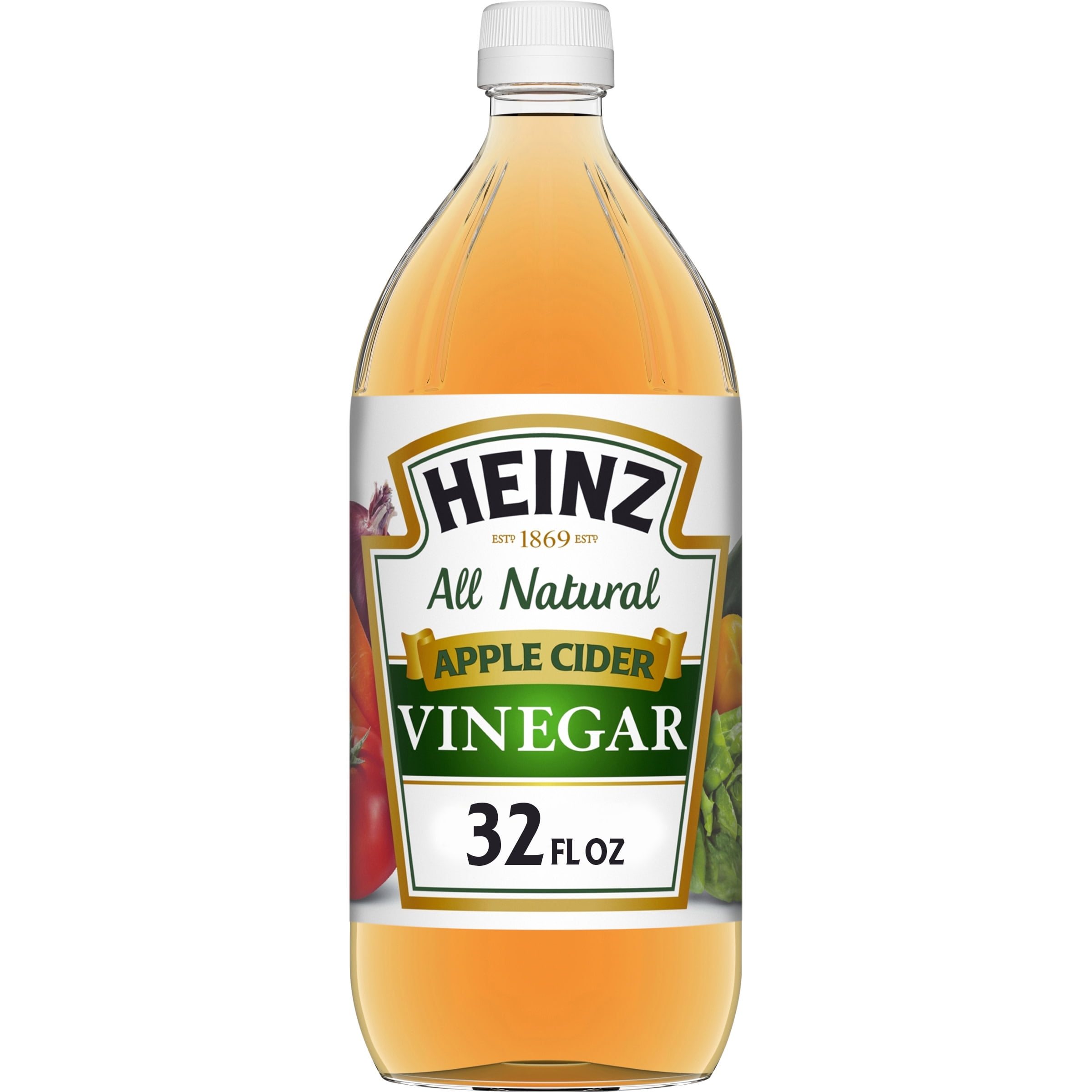 Heinz All Natural Apple Cider Vinegar with 5% Acidity , 32 fl oz Bottle