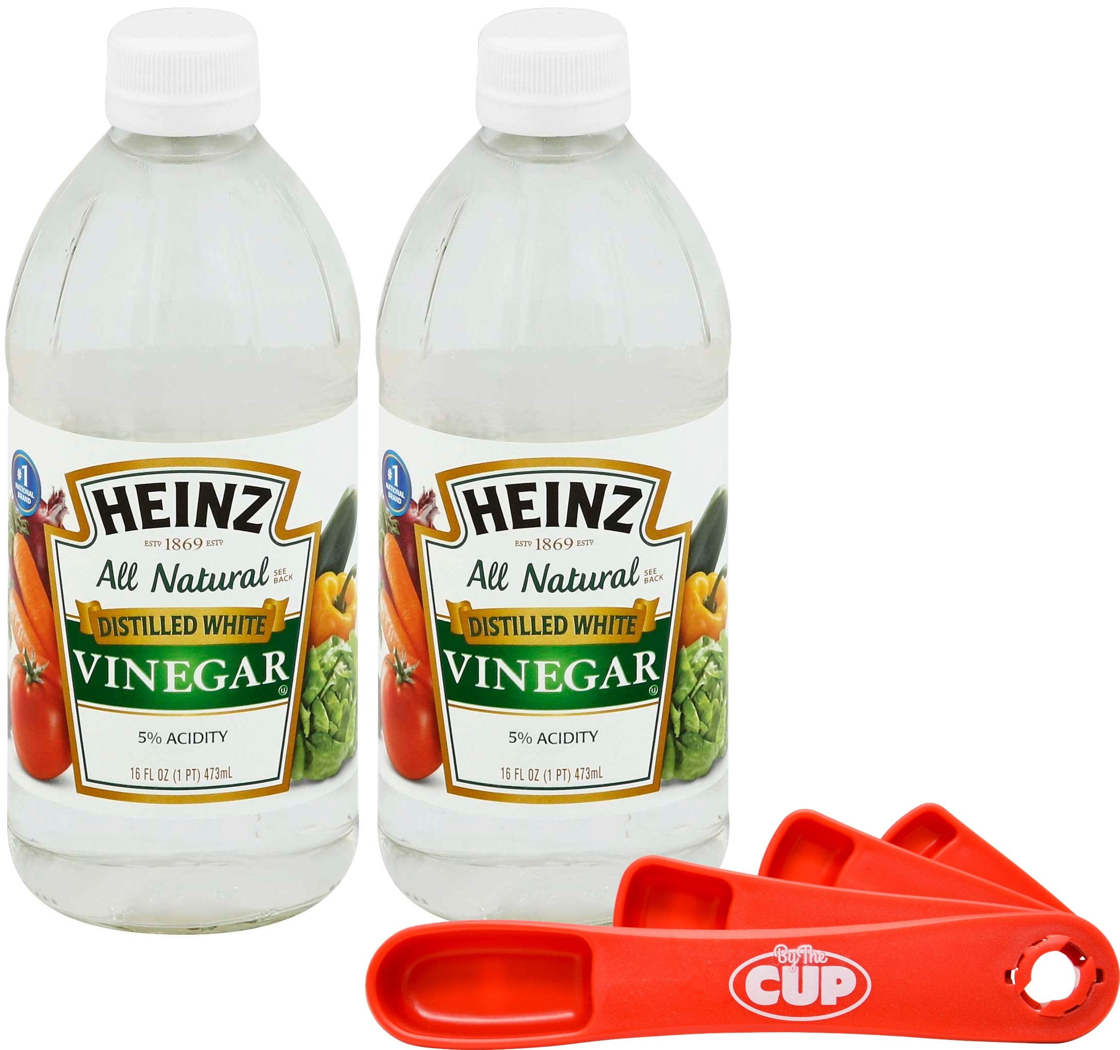 Heinz All Natural Distilled White Vinegar 5 Acidity 16 Ounce Glass