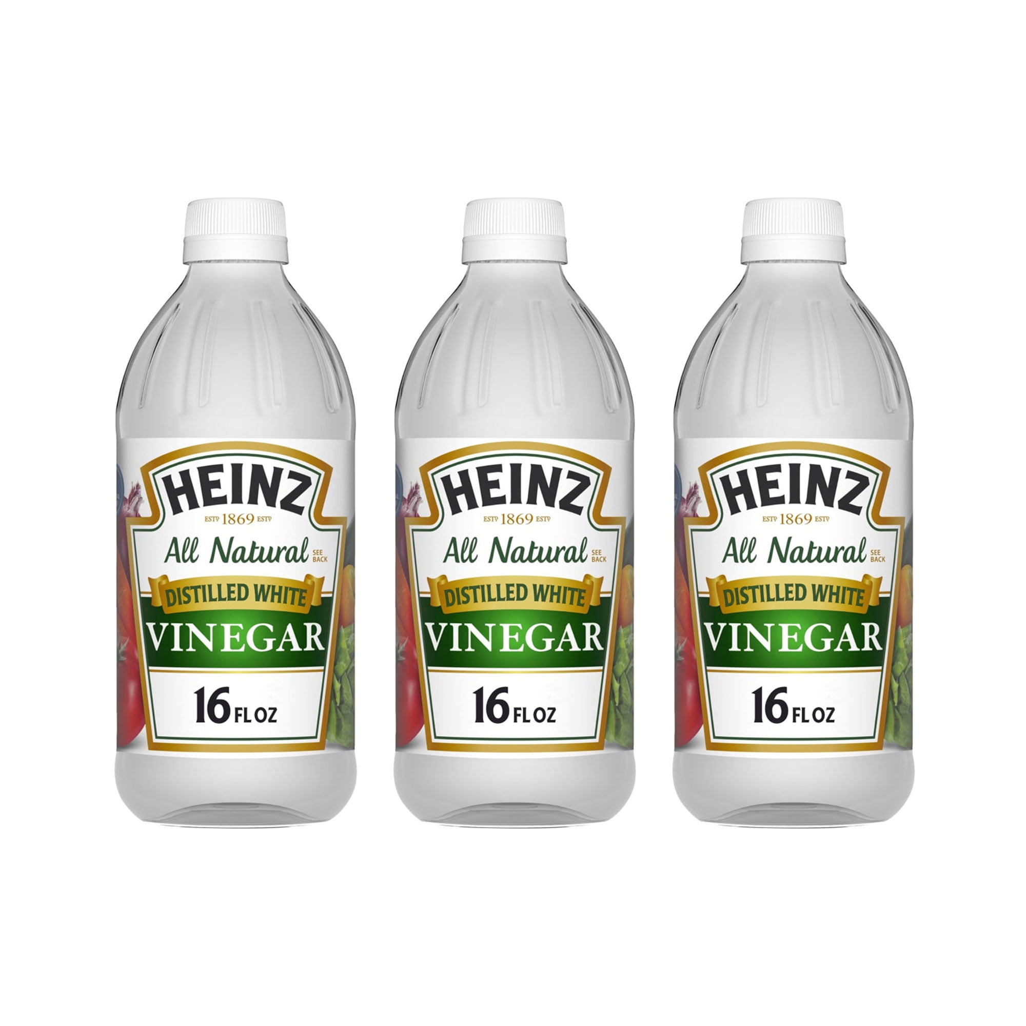 Heinz All Natural Distilled White Vinegar with 5% Acidity, 16 fl oz ...