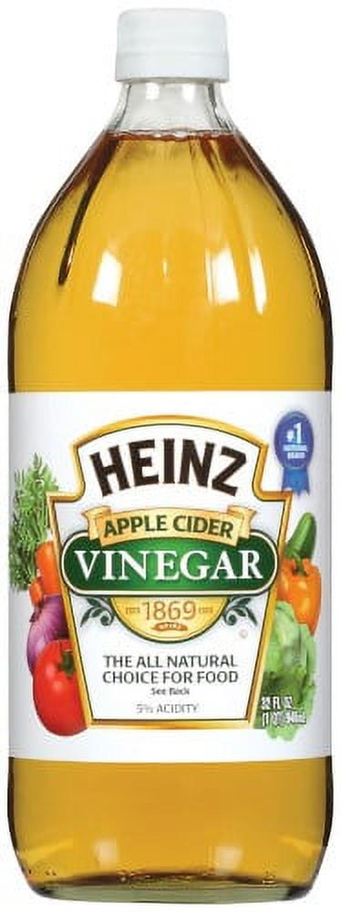 Heinz Apple Cider Vinegar, 32 Fl Oz Bottle (Pack of 12)