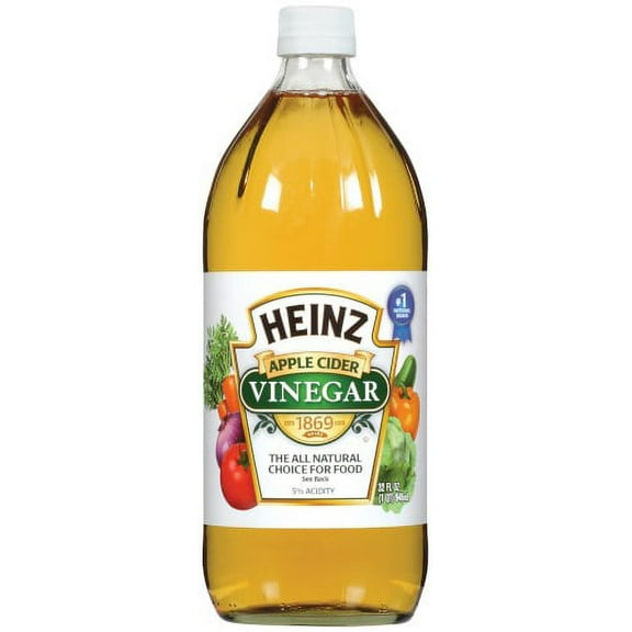 Heinz Apple Cider Vinegar, 32 Fl Oz Bottle (Pack of 32)