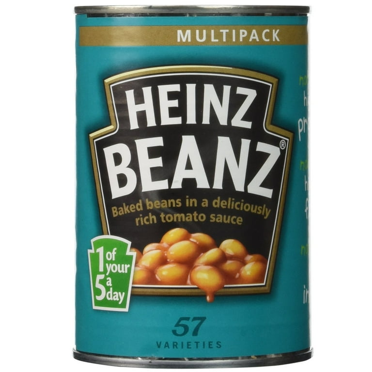 Heinz Baked Beans 13.7oz, Delicious Heat 'n Eat Snack, Pack of 6