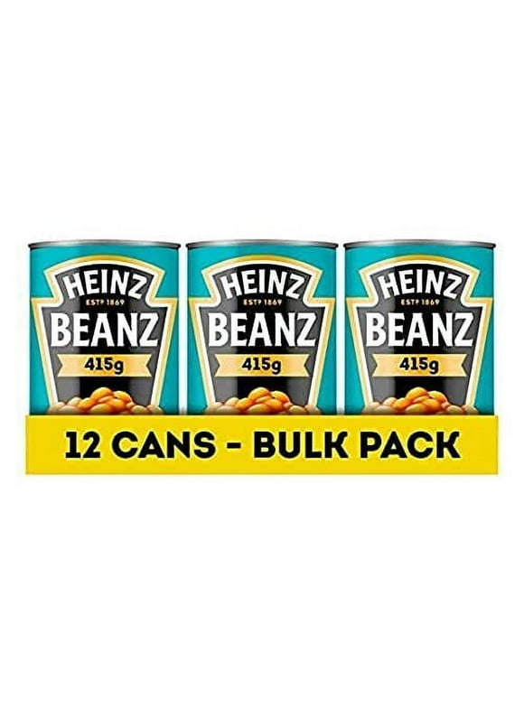 Heinz - Baked Beans, 415g (Pack of 12) Suitable for vegetarians
