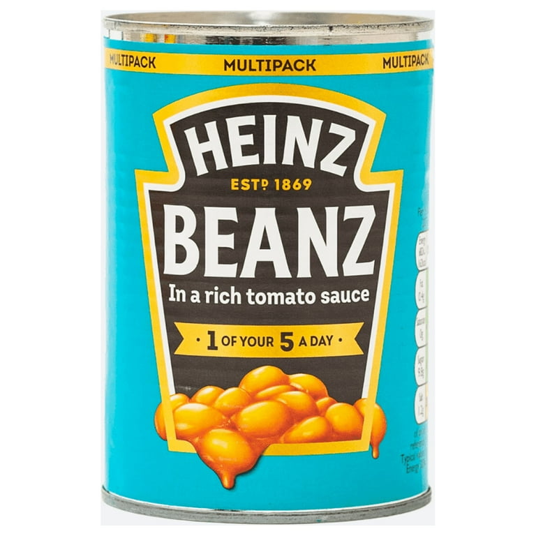 ★　Beans　★ Heinz Baked Beans 415g 4 Pack - Healthy, Low Sodium, Fat