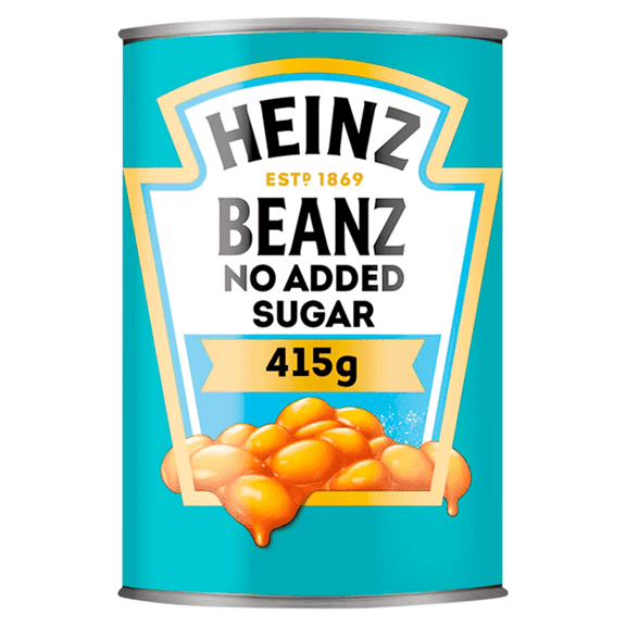 Heinz Baked Beans Beanz No Added Sugar In Tomato Sauce 415G FROM IRELAND