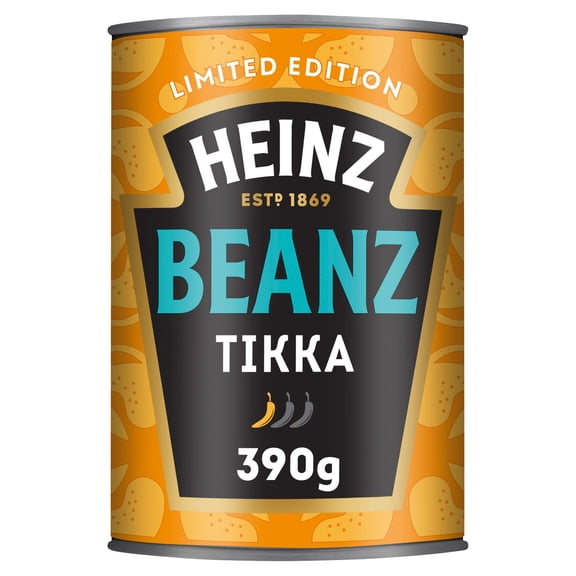 Heinz Baked Beans Tikka Creamy Beanz 390G, Imported from Britain