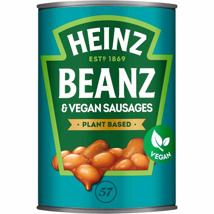Heinz Baked Beans and Vegan Sausages, 415g