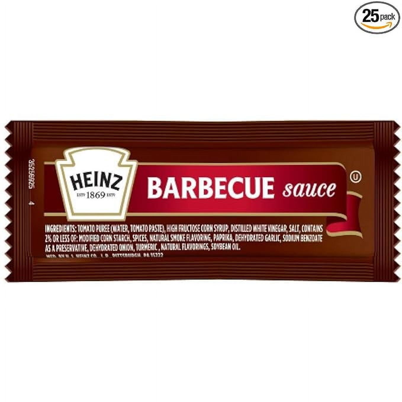 Heinz Barbecue Sauce Packets - 12 gram (25 ct.)