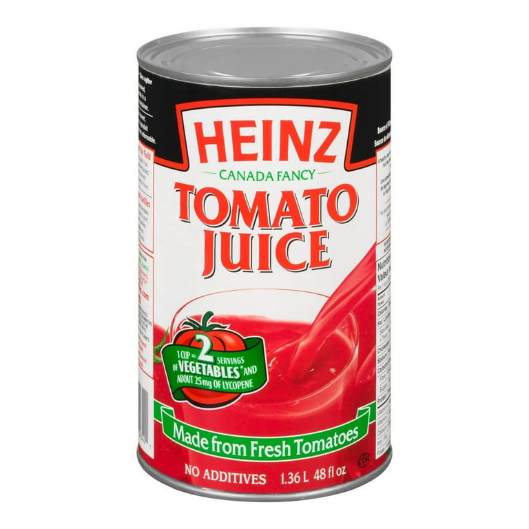 Heinz Canada Fancy Tomato Juice Can - Refreshing & Nutritious