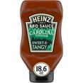 thumbnail image 1 of Heinz Carolina Vinegar Style Sweet & Tangy Barbecue BBQ Sauce, 18.6 oz Bottle, 1 of 8