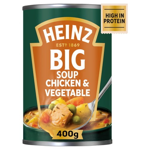 Heinz Chicken & Vegetable Chunky Big Soup 400g, British Import (Pack of 2)