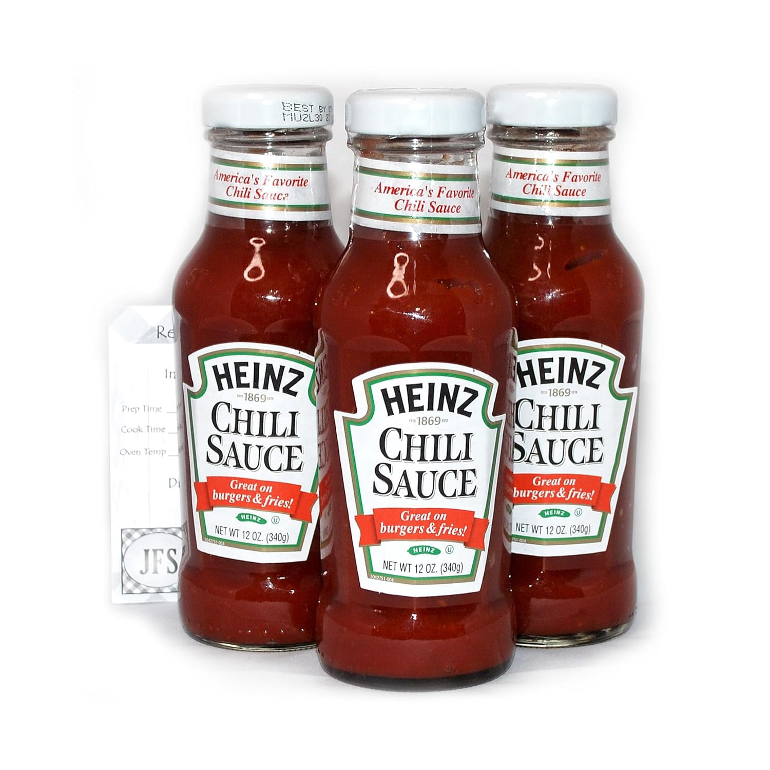 Heinz Chili Sauce, 312oz Bottles Bundled with Exclusive Recipe Card
