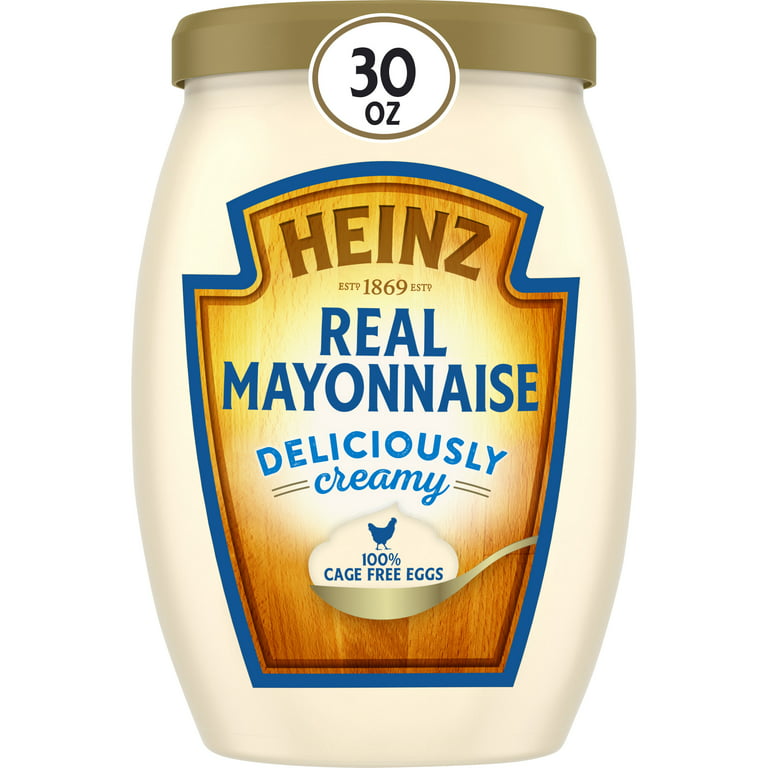 Heinz Deliciously Creamy Real Mayonnaise, 30 fl oz Jar