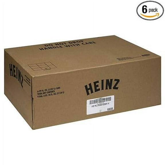 Heinz Dill Spear Pickles 74 Ct K 6-10 Cn Available Only East Of The Mississippi