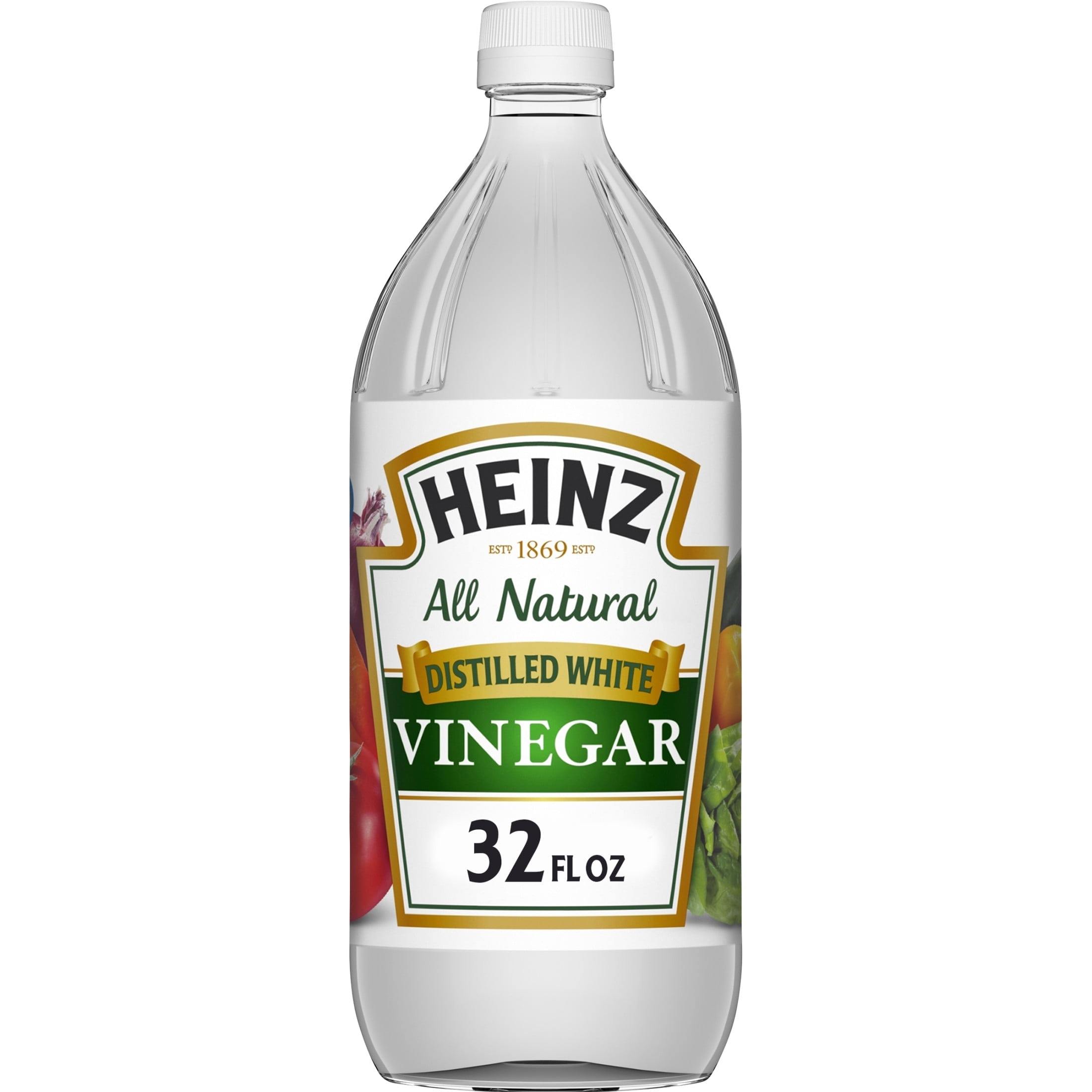 Heinz Distilled White Vinegar 32 fl oz Bottle Perfect for Cooking Heinz Distilled White Vinegar 32 fl oz Bottle Perfect for Cooking