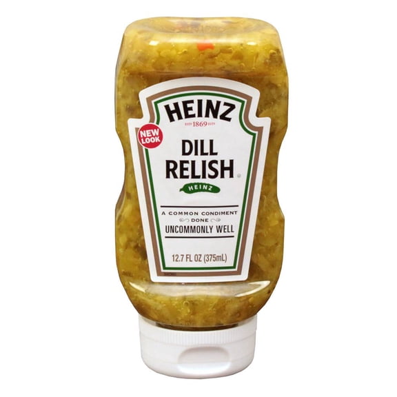 Heinz Easy Squeeze Dill Relish Jar, 12.7 oz - Case of 12