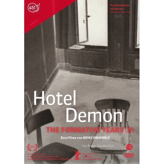 Heinz Emigholz - The Formative Years - Vol. 2 ( Hotel / Demon )