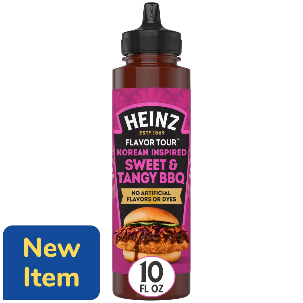 Heinz Flavor Tour Korean Inspired Sweet & Tangy BBQ Sauce, Bottle