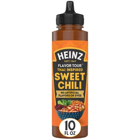 Heinz Flavor Tour Thai Inspired Sweet Chili Sauce, 10 fl oz Bottle - 3 count